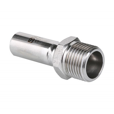 Вставка VALTEC резьбовая нерж. сталь с нар.р. 22х1/2 Вставка VALTEC резьбовая нерж. сталь с нар.р. 22х1/2