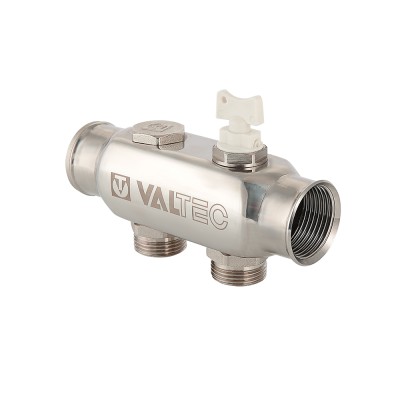 Коллектор VALTEC из нерж. стали, с м-о расст вых. 50мм, 1х 7 вых. 3/4 Евроконус Коллектор VALTEC из нерж. стали, с м-о расст вых. 50мм, 1х 7 вых. 3/4 Евроконус