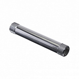Удлинитель Stout 1/2x60мм из латуни, никелированный, резьба наружная