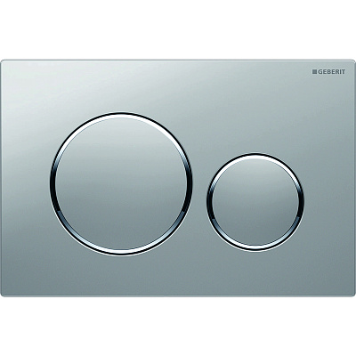 Кнопка смыва Geberit Sigma 20 двойной смыв, олеофобная, хром мат./хром глянц. 115.882.JQ.1 Кнопка смыва Geberit Sigma 20 двойной смыв, олеофобная, хром мат./хром глянц. 115.882.JQ.1