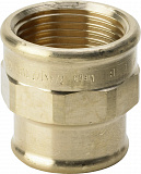 Муфта Viega редукционная Rp 1 х Rp 3/4 , бронза, хром, модель 3240