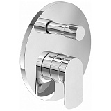 Встраиваемый смеситель Villeroy and Boch для ванны O.NOVO однорычажный хром TVS10435300061