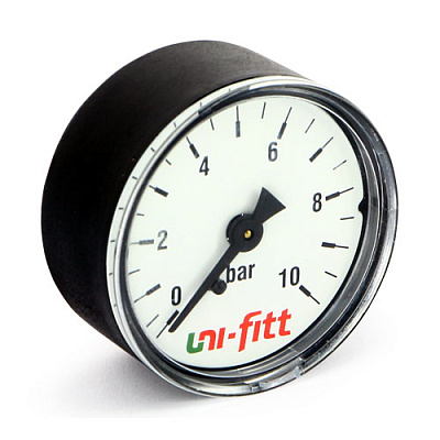 Манометр UNI-FITT аксиальный 10 бар, диаметр 63 мм, 1/4 Н (300D3030)