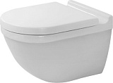 Унитаз подвесной Duravit Starck 3 Rimless (с крышкой SoftClose) 45270900A1