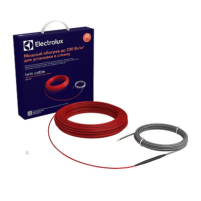 Нагревательный кабель Electrolux Twin Cable 100 Вт 5,9 м Нагревательный кабель Electrolux Twin Cable 100 Вт 5,9 м