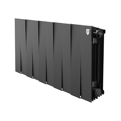 Биметаллический секционный радиатор отопления Royal Thermo PianoForte Noir Sable 300 / 10 секций Биметаллический секционный радиатор отопления Royal Thermo PianoForte Noir Sable 300 / 10 секций