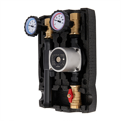 Насосная группа HOOBS , DN25 (1 вр х 1 1/2 нр), с насосом GRUNDFOS UPSO25-65 Насосная группа HOOBS , DN25 (1 вр х 1 1/2 нр), с насосом GRUNDFOS UPSO25-65