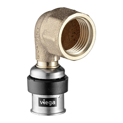 Угольник Viega SmartPress переходной 90 гр. НР 20 x R 3/4 Угольник Viega SmartPress переходной 90 гр. НР 20 x R 3/4