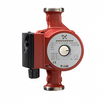 Циркуляционный насос Grundfos UPS 25-40 N Циркуляционный насос Grundfos UPS 25-40 N
