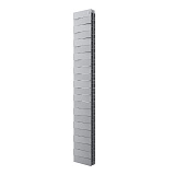 Биметаллический секционный радиатор отопления Royal Thermo PianoForte Tower Silver Satin 200 / 22 секций нижнее подключение