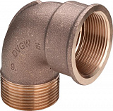 Отвод Viega 90 бронза Rp-резьба 3092 1 1/2 x 1 1/2 264123