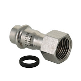 Соединитель VALTEC из нержавеющей стали, с накидной гайкой 18 x 1/2