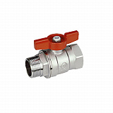 Кран шаровой Giacomini R254D cтандартнопроходной, ручка бабочка, НВ 1 1/4
