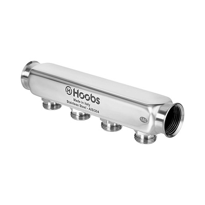 Коллектор HOOBS , без регулировки, 1 х 3/4 -10 вых .