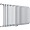 Стальной трубчатый радиатор отопления Rommer RST 2030/23 боковое подключение RAL9016