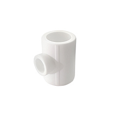 Тройник из полипропилена Valfex PRO редукционный 40/25/40, белый