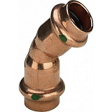 Отвод 45 медный Viega Profipress с SC-Contur d=28 (арт. 292 522)