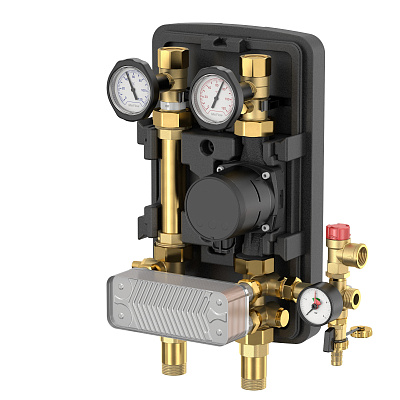 Насосная группа Meibes MeiFlow Top S UC-SD DN25 с теплообменником (36 пластин), с насосом Grundfos Alpha 2.1 25-60N Насосная группа Meibes MeiFlow Top S UC-SD DN25 с теплообменником (36 пластин), с насосом Grundfos Alpha 2.1 25-60N