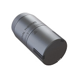 Термостатическая головка Royal Thermo Design жидкостная, М30х1,5, пластик, 7-28, серебристый