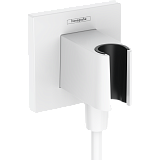 Подключение душевого шланга Hansgrohe Fixfit E 26889700, матовый белый