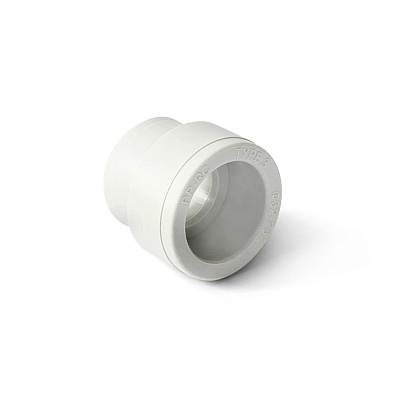 Муфта из полипропилена PRO AQUA PP-R переходная белая (40-20), арт.PA12614008 Муфта из полипропилена PRO AQUA PP-R переходная белая (40-20), арт.PA12614008