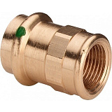 Соединительный элемент медный Viega Sanpress с SC-Contur d=22 (арт. 298 067)