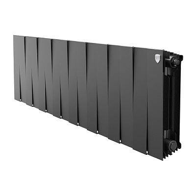 Биметаллический секционный радиатор отопления Royal Thermo PianoForte Noir Sable 300 / 16 секций Биметаллический секционный радиатор отопления Royal Thermo PianoForte Noir Sable 300 / 16 секций