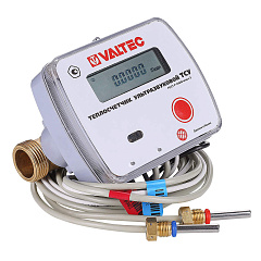 Теплосчётчик ультразвуковой VALTEC TCY-15.15.0.0.00.H, без интерфейса, 1,5 м3/час (на обратный тр.)