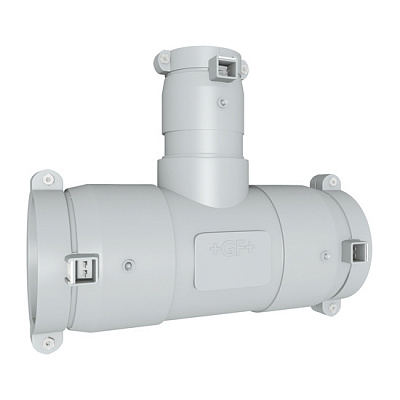 Тройник Thermaflex редукционный для электрофузионной сварки GF-T63/40/63 Тройник Thermaflex редукционный для электрофузионной сварки GF-T63/40/63
