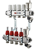 Коллекторная группа VALTEC НЕРЖ со встр. расх. в сборе, 1х11 вых. Евроконус 3/4 VTc.586.EMNX.0611