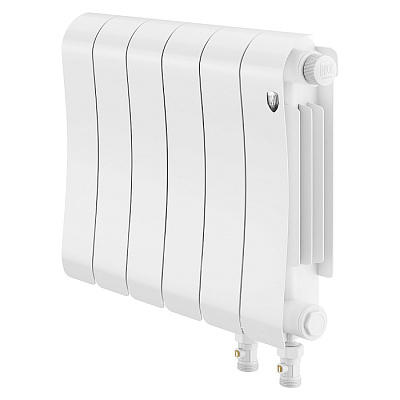 Биметаллический секционный радиатор отопления Royal Thermo Infinity 300 V Белый / 6 секций Биметаллический секционный радиатор отопления Royal Thermo Infinity 300 V Белый / 6 секций