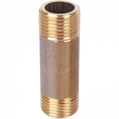 Удлинитель Stout 1x225мм из латуни, резьба наружная