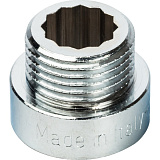 Удлинитель Stout 1/2X60мм из латуни, хромированный, резьба внутренняя-наружная