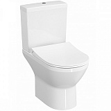 Унитаз компакт Vitra 9833B003-7206 Integra Round Open-Back с бачком и сиденьем Микролифт