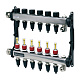Коллектор TECE TECEfloor для поверхностного отопления 1 x 16 push-fit, 12 контуров