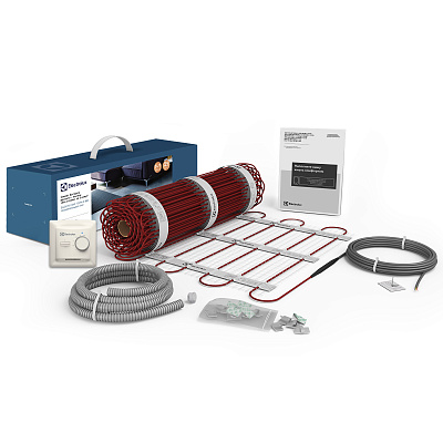 Нагревательный мат Electrolux Easy Fix Mat 2-180-2,5 (комплект теплого пола c терморегулятором) Нагревательный мат Electrolux Easy Fix Mat 2-180-2,5 (комплект теплого пола c терморегулятором)