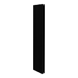 Стальной трубчатый радиатор отопления Royal Thermo Shift Q30 C2180 - 06 секций RAL9005m (черный)
