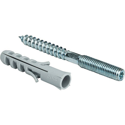 Шпилька Stout сантехническая М8x80мм с дюбелем М 10x50 Шпилька Stout сантехническая М8x80мм с дюбелем М 10x50