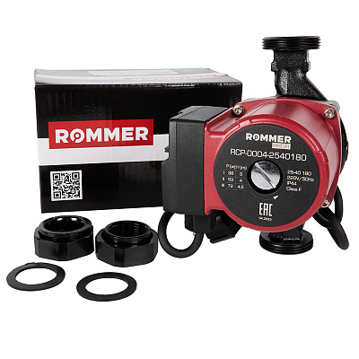 Циркуляционный насос Rommer трехскоростной Profi 25/40-180