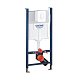 Комплект инсталляции Grohe Solido Compact 4 в 1 с подвесным унитазом Lecico Perth и панелью смыва Skate Air, белый (39116000)