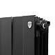 Биметаллический секционный радиатор отопления Royal Thermo PianoForte Noir Sable 300 / 8 секций