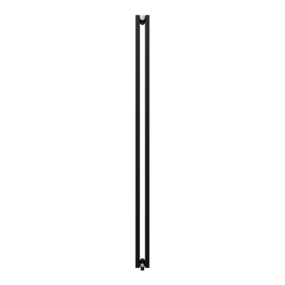 Стальной трубчатый радиатор отопления Royal Thermo Shift Q30 VC2180 - 08 секций RAL9005m (черный)