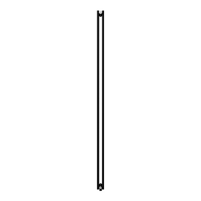 Стальной трубчатый радиатор отопления Royal Thermo Shift R22 VC2180 - 12 секций RAL9005m (черный)