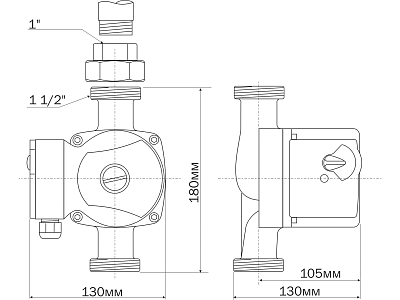 Циркуляционный насос Aquario AC254-180