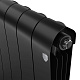 Биметаллический секционный радиатор отопления Royal Thermo Infinity 500 Чёрный / 1 секция