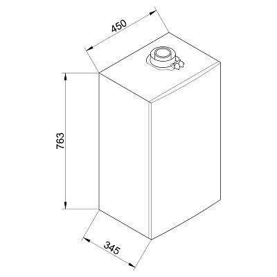 Настенный газовый конденсационный котел отопления Baxi LUNA Platinum+ 1,32 GA
