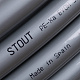Труба (PE-XA) из сшитого полиэтилена с кислородным слоем Stout серая 25x3,5, бухта 30 м