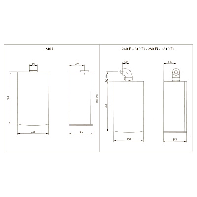 Настенный газовый двухконтурный котел отопления Baxi LUNA-3 240 Fi (CSE45624366-)