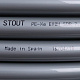 Труба (PE-XA) из сшитого полиэтилена с кислородным слоем Stout серая 25x3,5, бухта 30 м